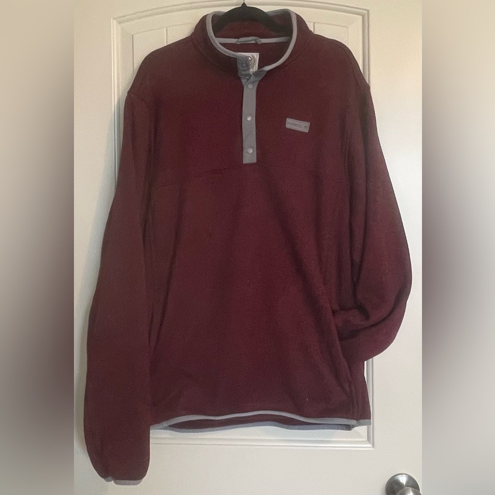 Cinch Red Quarter-Zip Sweater